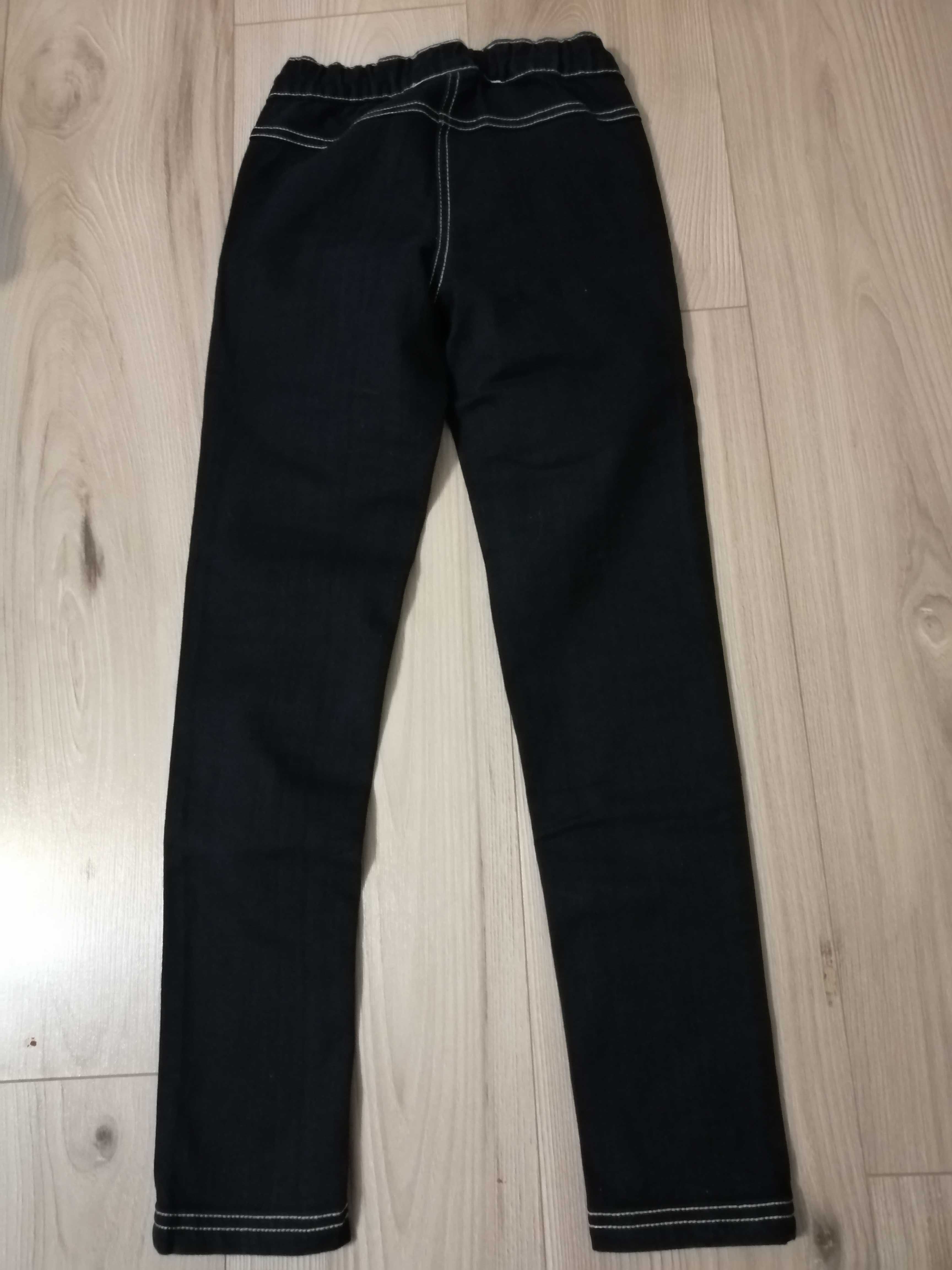 spodnie/legginsy jeansowe firmy Pepperts, dziewczynka, rozmiar 134/140