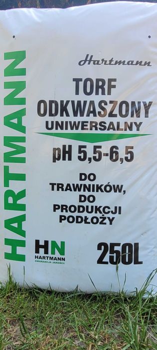 Torf odkwaszony pH 5,5-6,5 Hartmann 250l