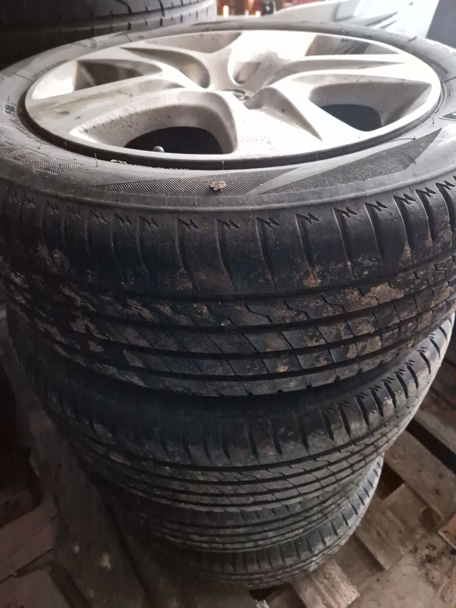 Felgi Opel 16 cali z oponami Firestone 205/55r16