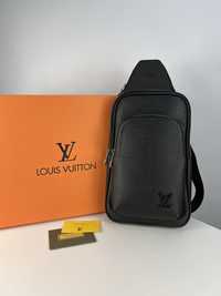 Чоловіча сумка Louis Vuitton/Мужская сумка/Барсетка/Бананка