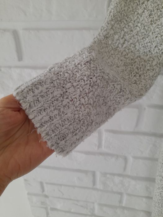 Sweterkowa krótka sukienka w kolorze szarym Marki GREENPOINT