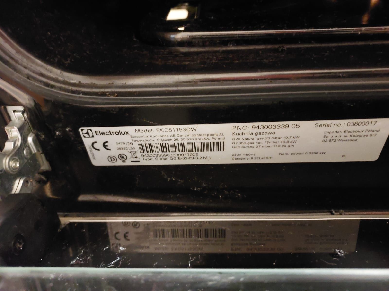 Piekarnik wolnostojący Electrolux