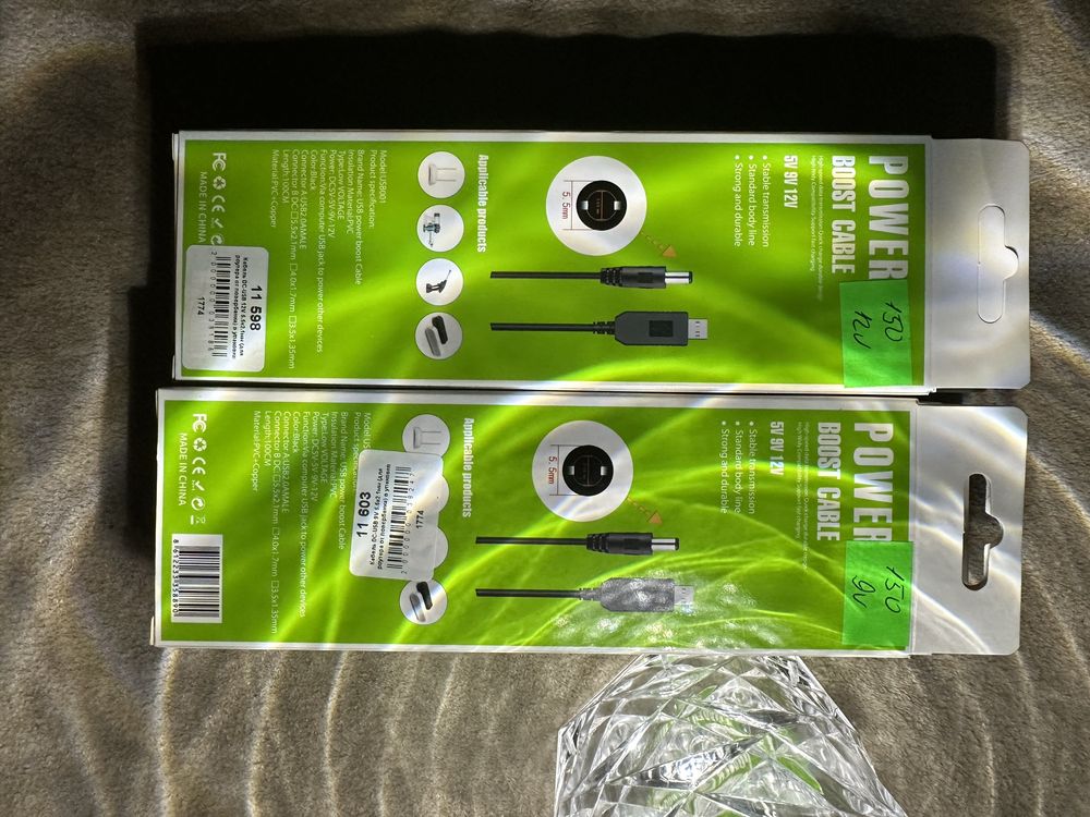 Кабель usb 9 v 12 v интернет блекаут шнур