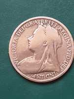 1900 UK 1 One Penny - Victoria 3rd portrait