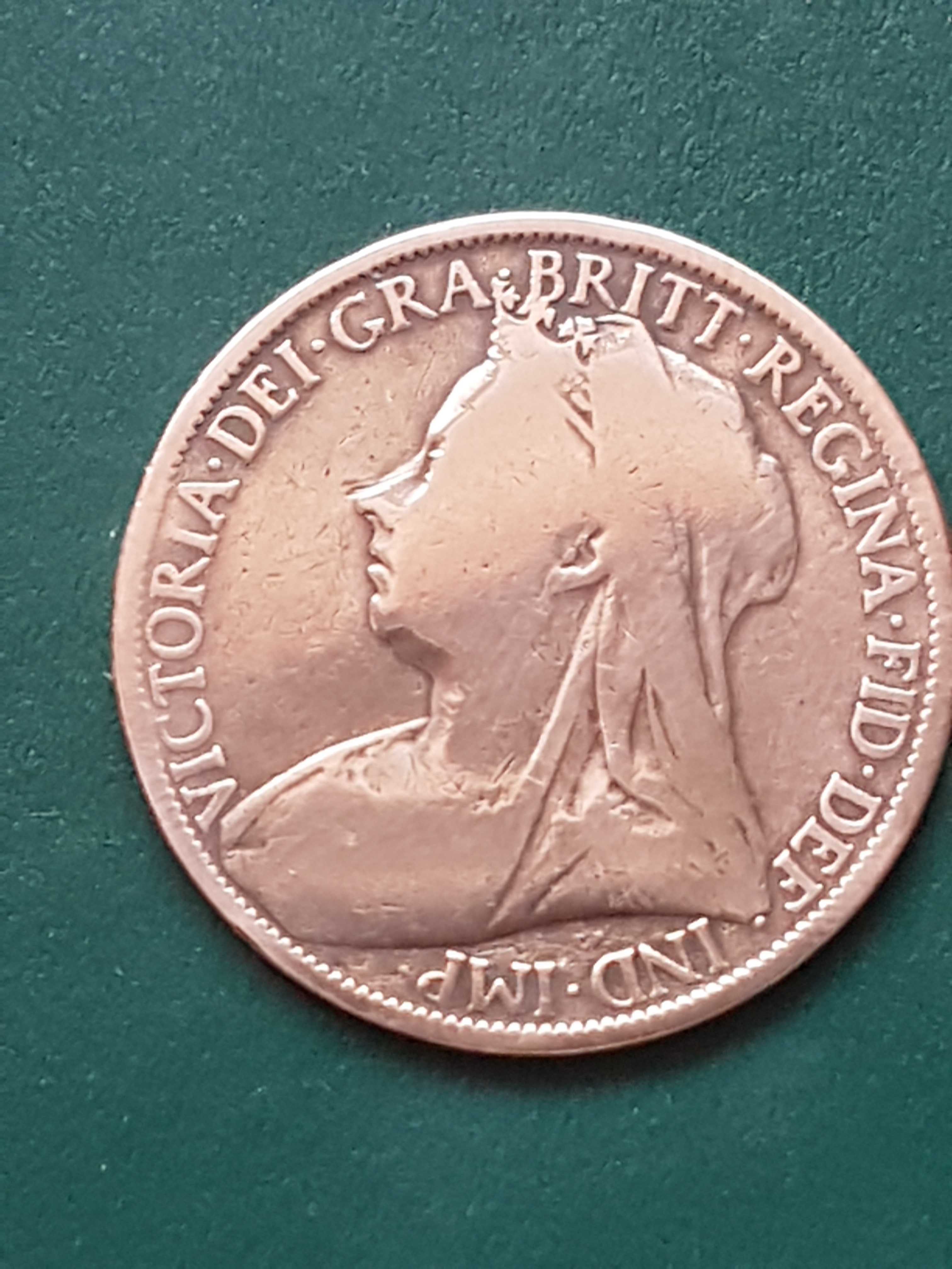 1900 UK 1 One Penny - Victoria 3rd portrait