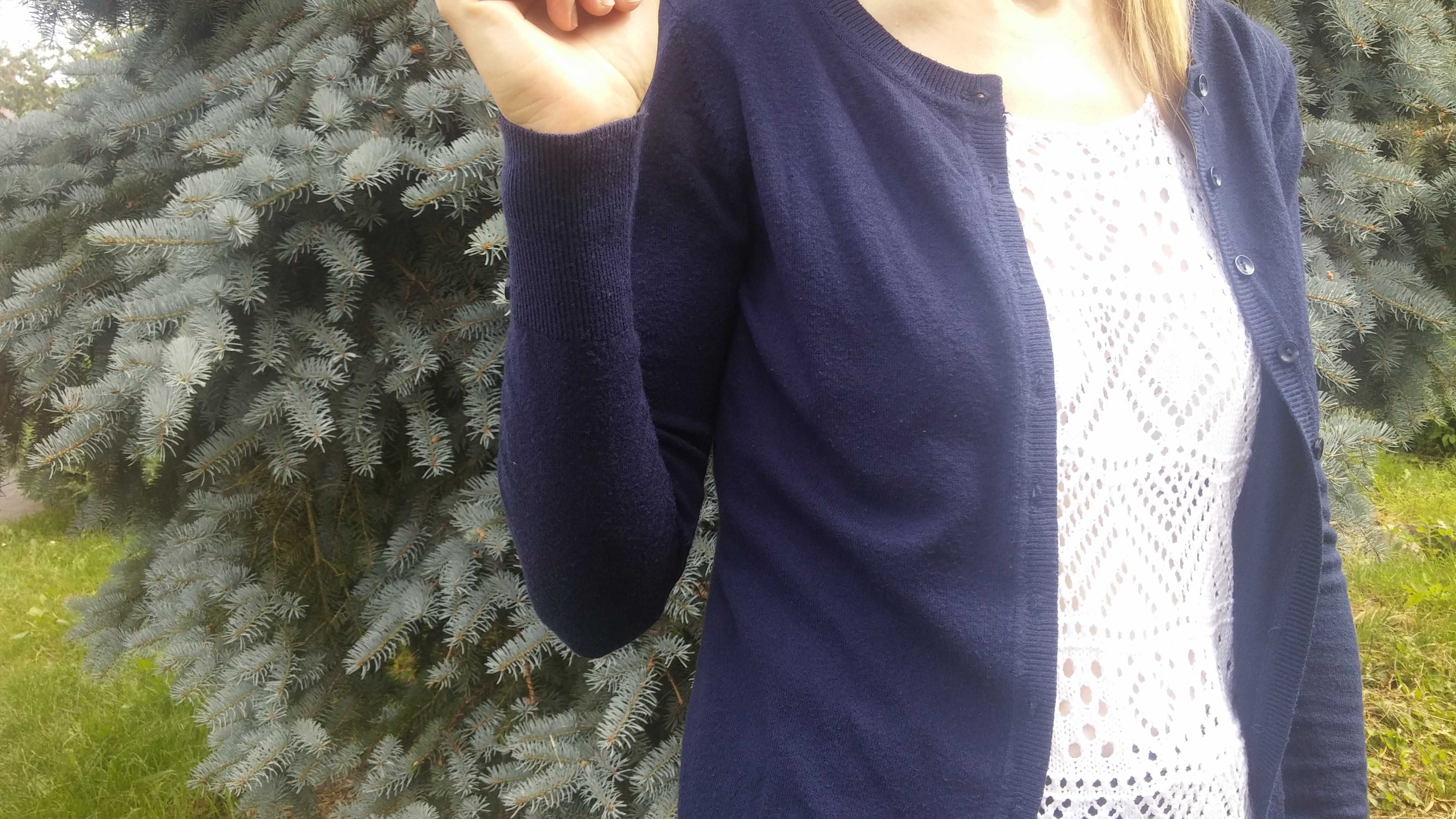 granatowy sweter S/M