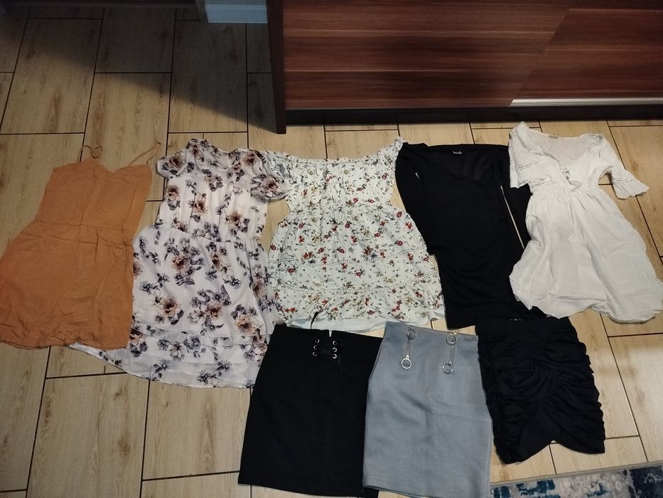 Mega paka ubrań damskich r M/38 plus kurtki