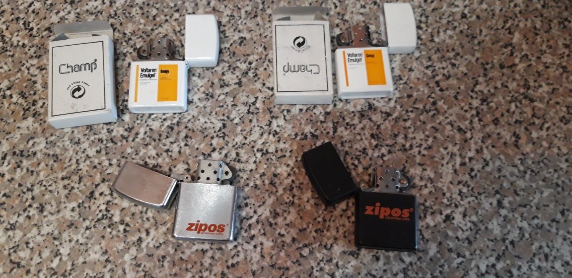 Conjunto de 4 Isqueiros Zippo