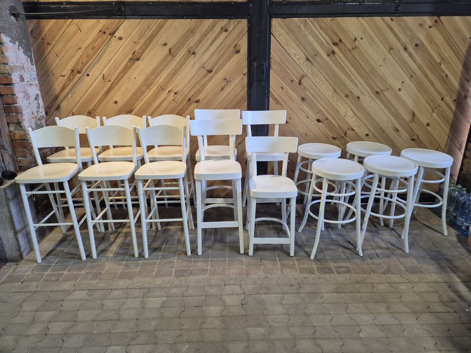 50x Hoker stołek barowy FAMEG prowansalski | Restauracja | Bistro