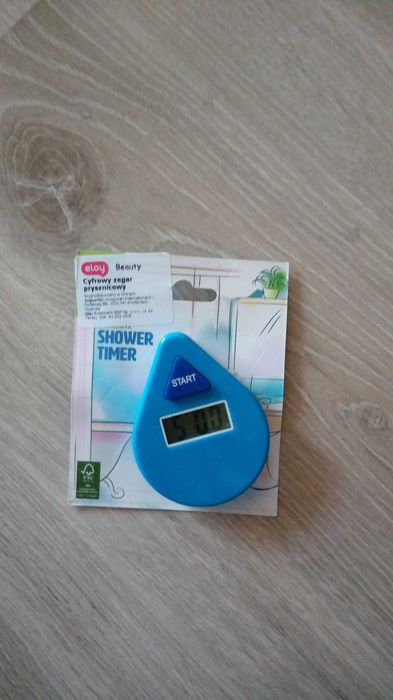 Cyfrowy zegar prysznicowy - nowy