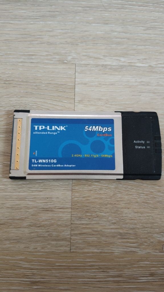 TP-Link TL-WN510G jest bezprzewodowa karta sieciowa 54Mbps