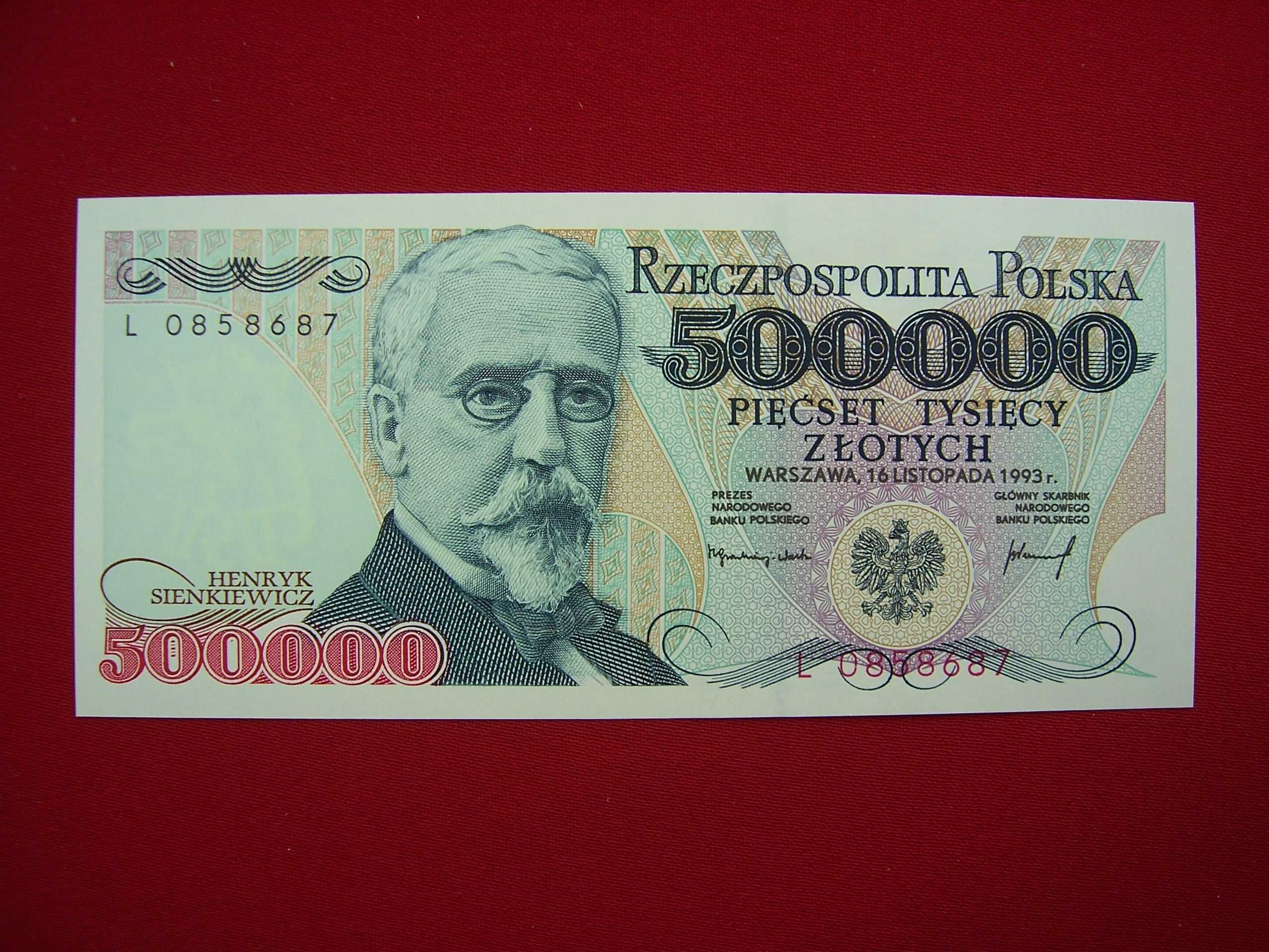 Polska PRL od 200000 do miliona UNC