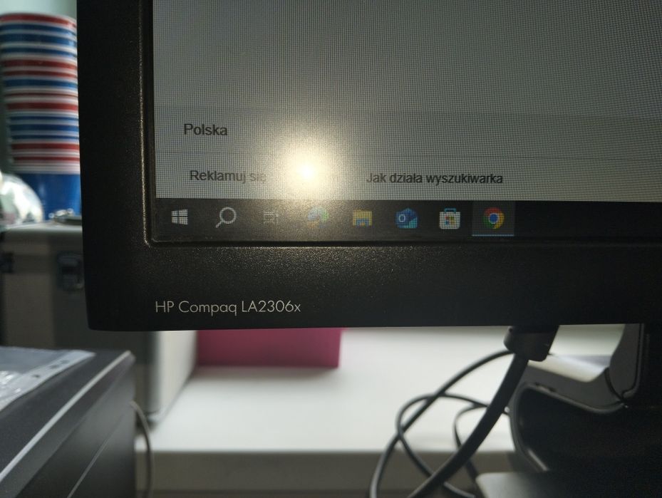 HP Compaqu LA2306x Monitor LED DVI D-sub Display