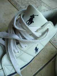 białe skórzane trampki polo ralph lauren rozm 45 11