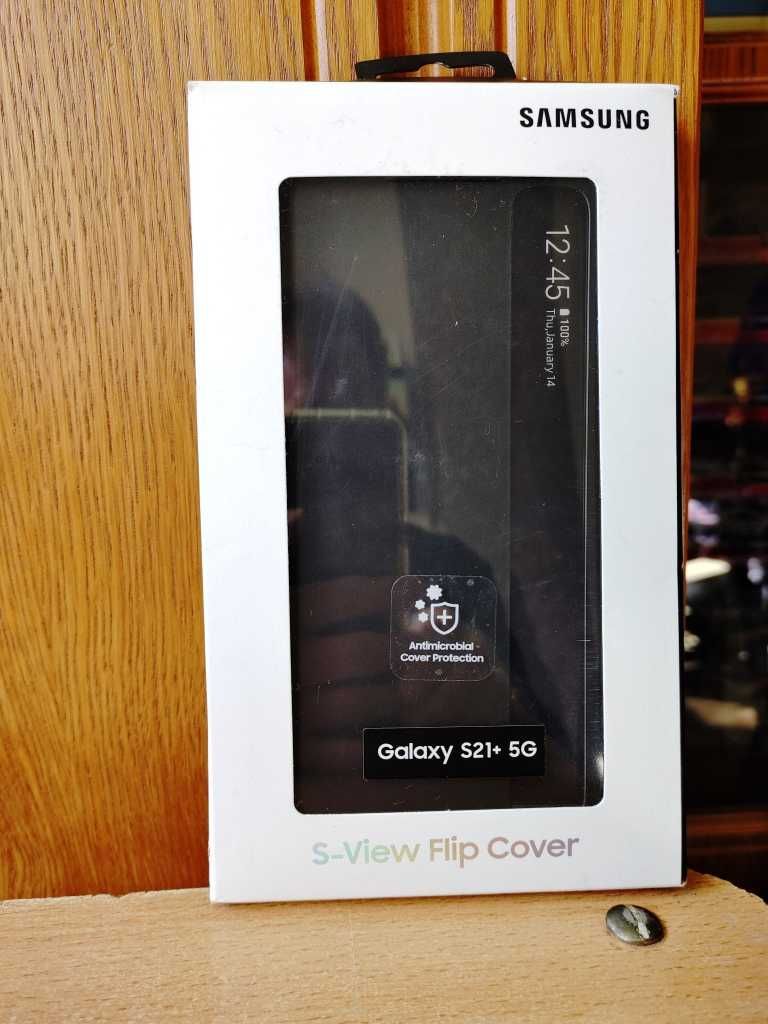 Оригінальний чохол Samsung S-View Flip Cover for Samsung S21 Plus