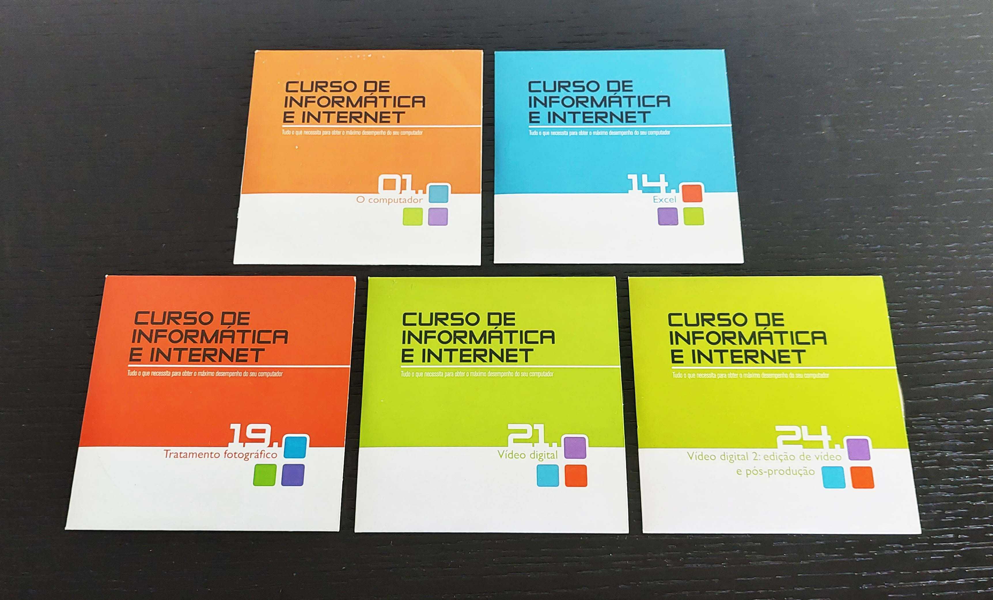 CD de do curso de informática e internet n.º 1, 14, 19, 21 e 24