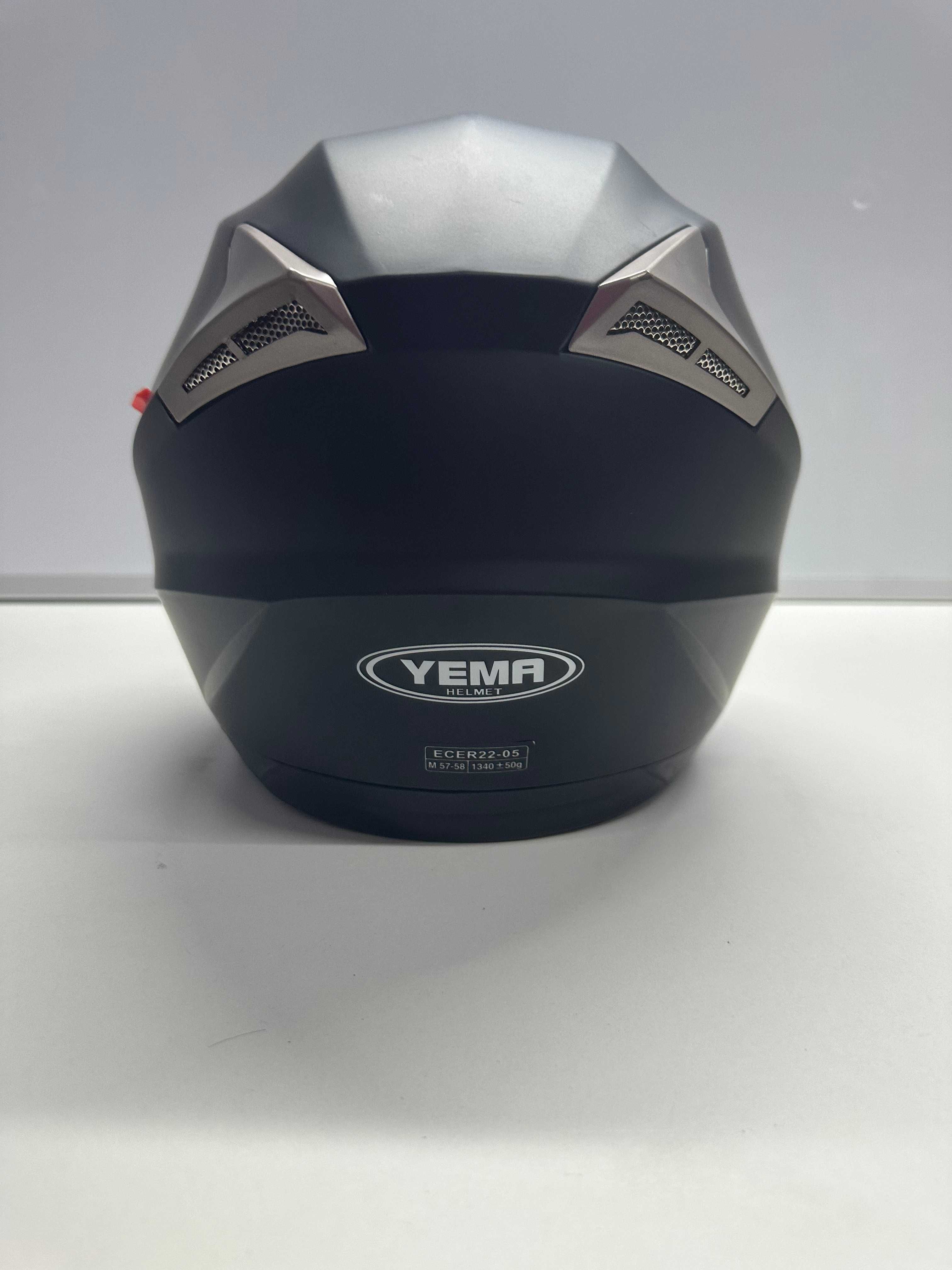 Kask motocyklowo rowerowy Yema YM-627 Czarny r M 57-58 cm P3A19