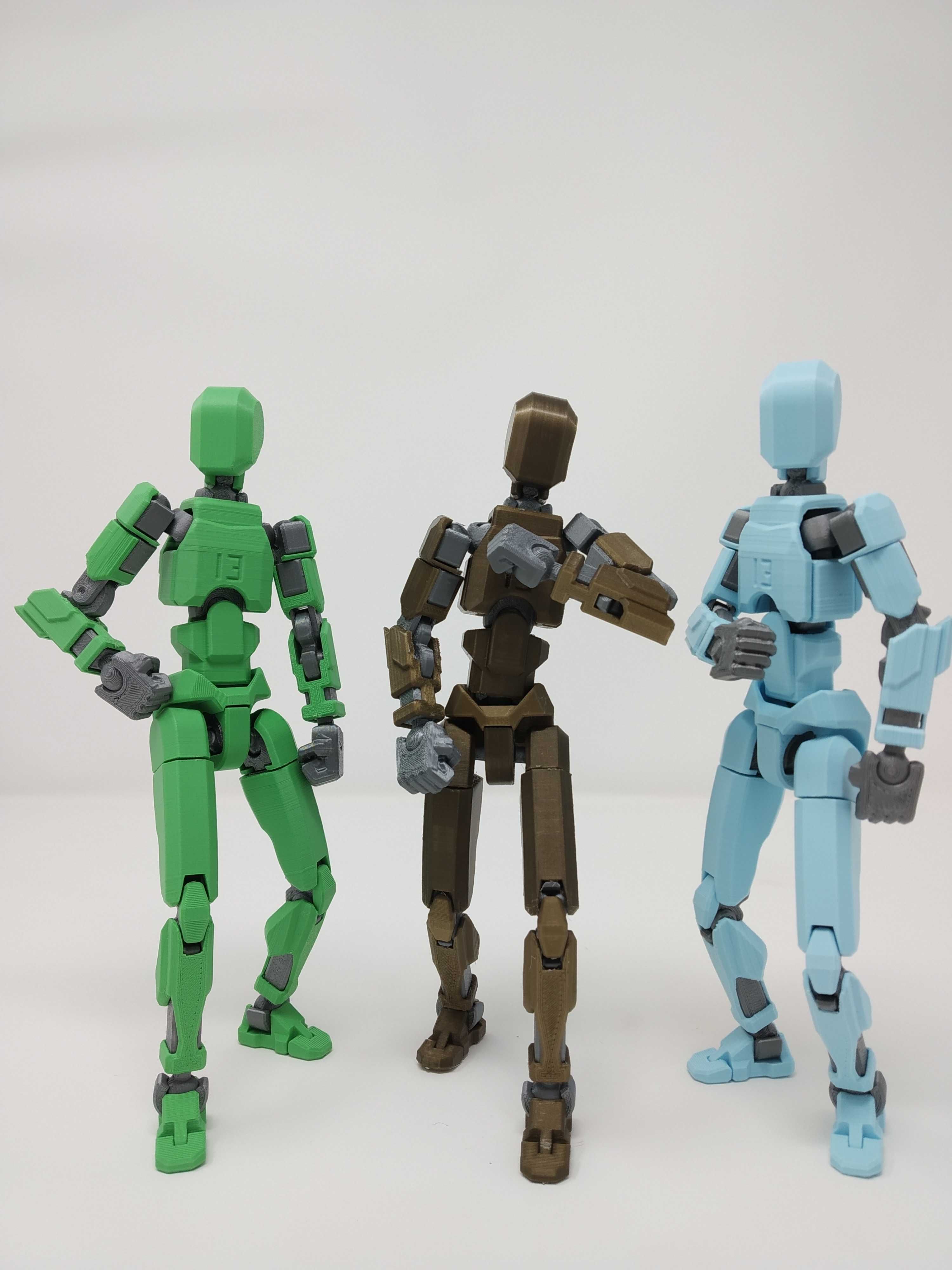 Zabawka robot Legenda ruchomy duży 20cm NIEBIESKI - złożony, 1 szt.
