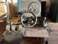 Zestaw logitech g920  kierownica,pedaly,skrzynia biegow