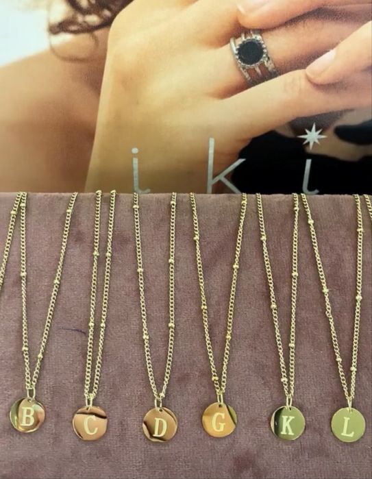 Колье подвеска цепочка с буквой s С delice