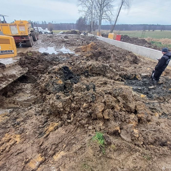 Prace ziemne, usługi, piasek zwir Podsypka rozbiórki