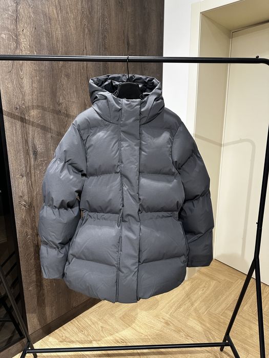 Пуфер пуховик вікдей weekday хс М зимова куртка з поясом