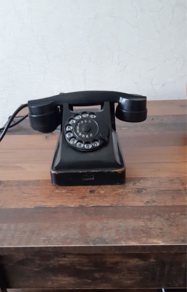 Телефон старовинний срср антикварний раритет  карболитовый  старинный