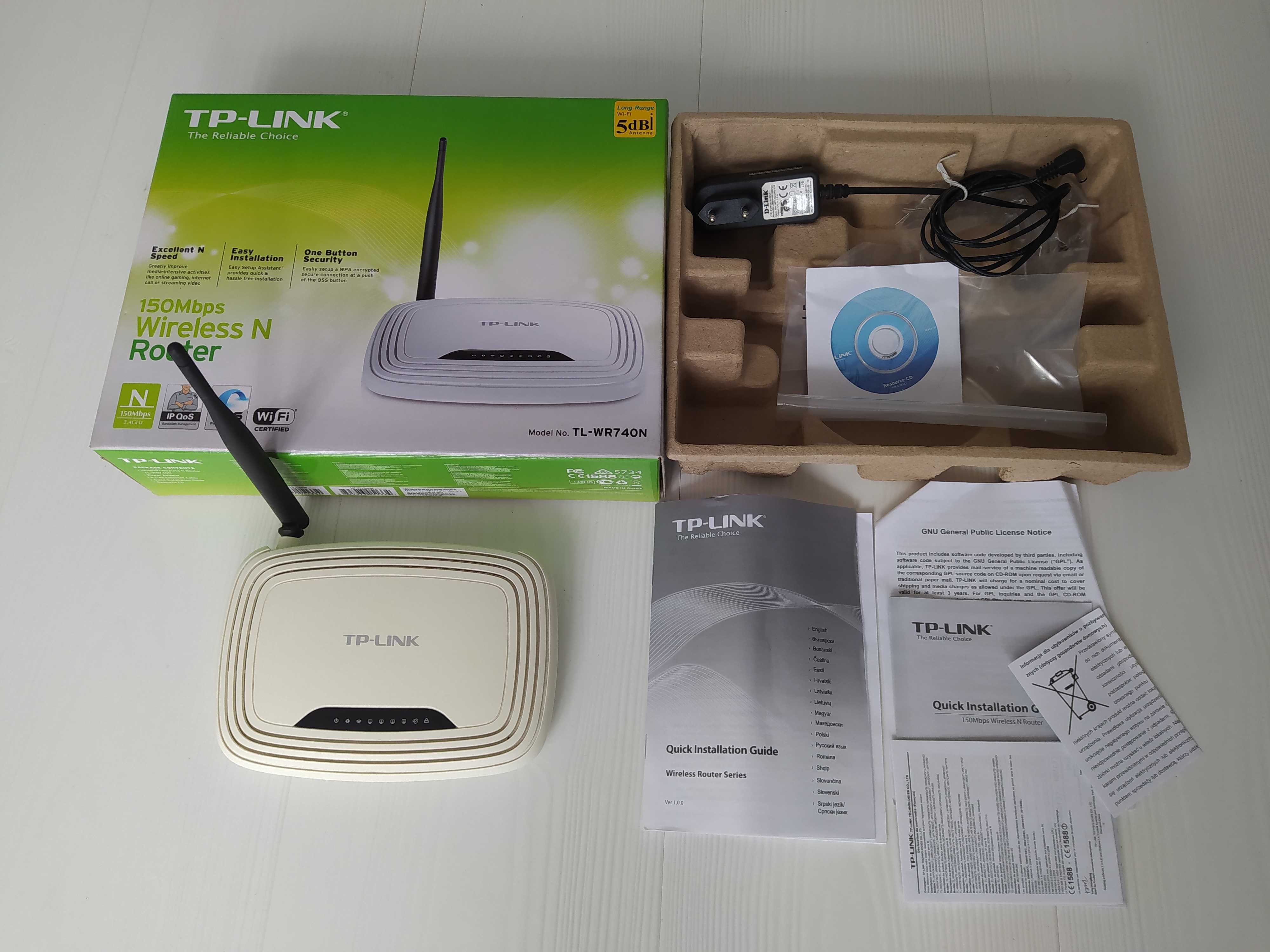 Router TP-Link TL-WR740N (802.11b/g/n 150Mb/s)