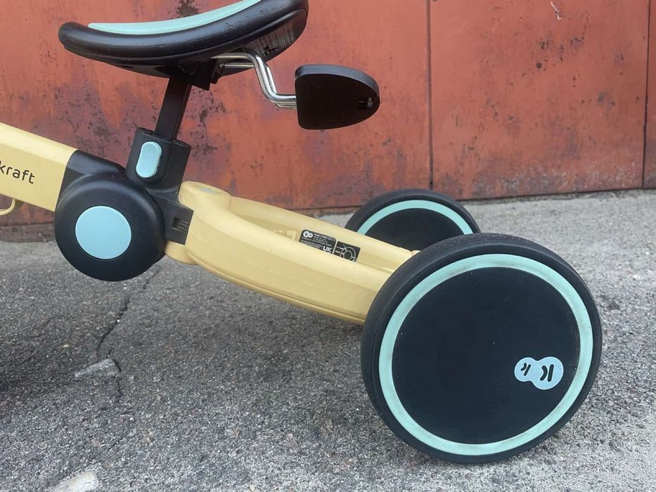 Беговел-велосипед 3 в 1 Kinderkraft 4TRIKE Sunflower Blue