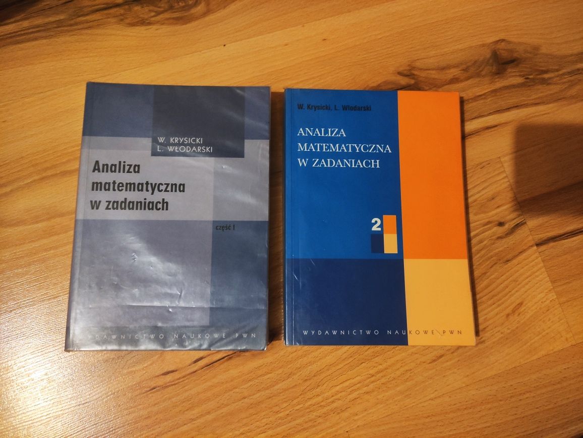 Analiza matematyczna w zadaniach 1 i 2