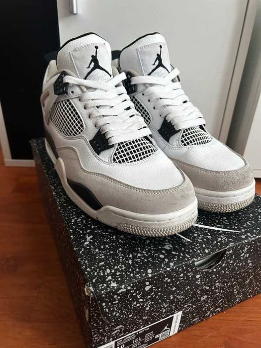 "Buty koszykówki "Air_Jordan_4_retro_military_black_Roz.39