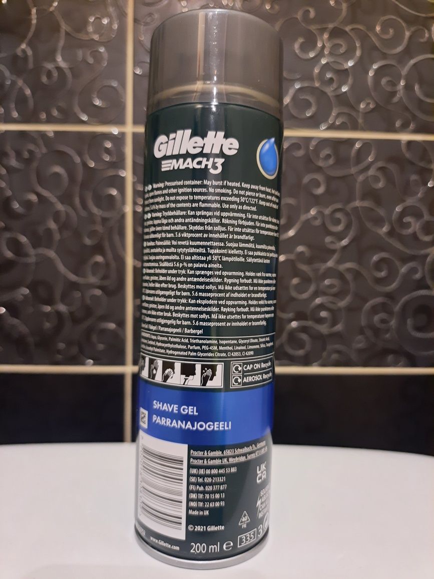 Gillette Mach3 Extra Comfort Żel do golenia