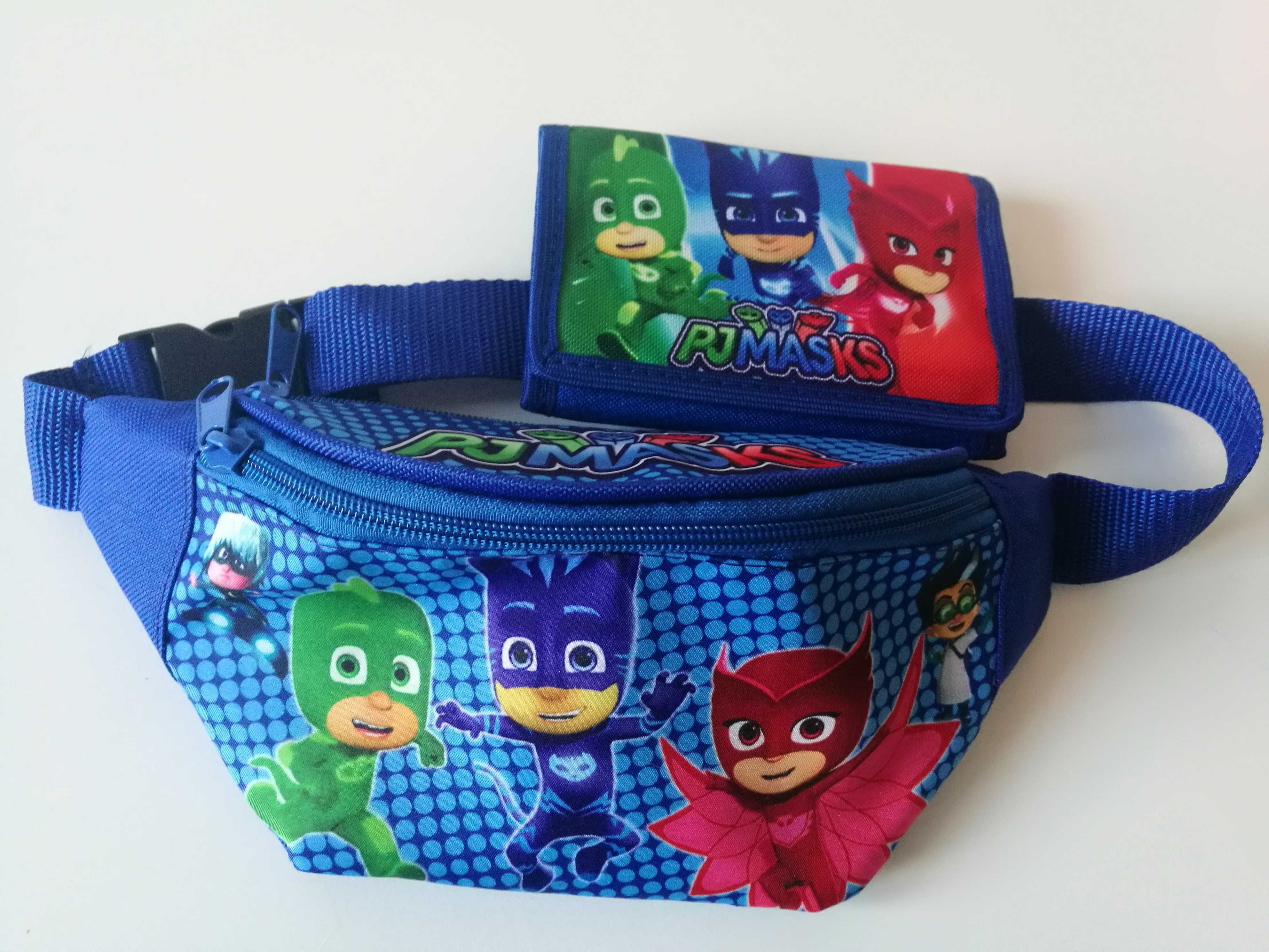 Saszetka Nerka PJ MASKS PIDŻAMERSI + Portfel na Prezent NOWE komplety