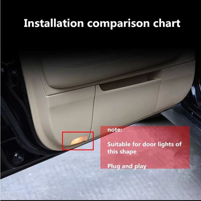 Штатная подсветка двери с логотипом Toyota тойота.Подсветка ног Toyota