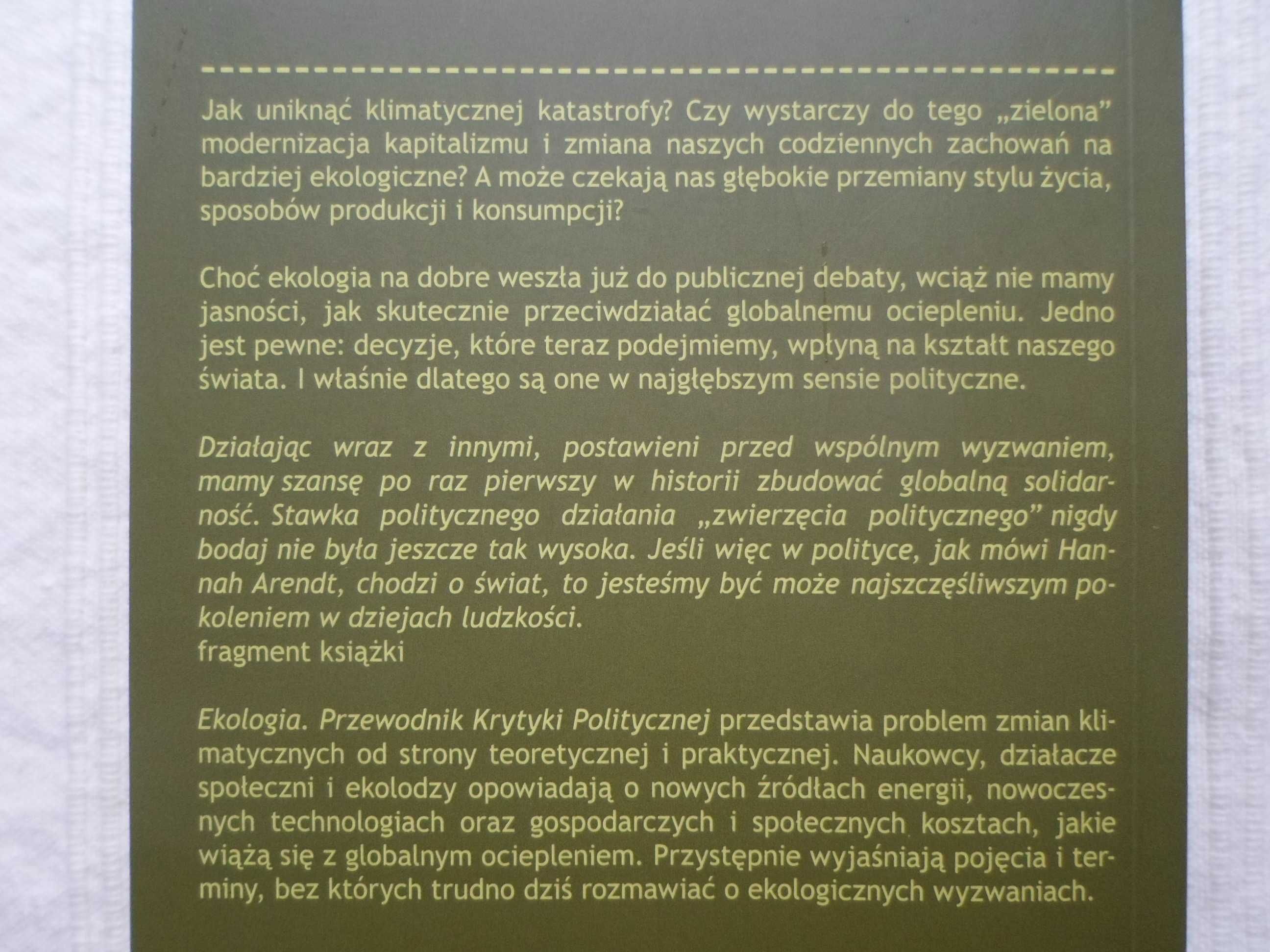 Ekologia przewodnik krytyki politycznej