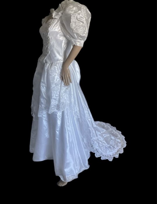 Paka suknie ślubne na upcykling 5kg S M 36 38