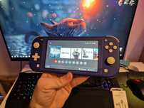 Switch Lite/12 gier/micSD 256 gb/etui/case/szkło/słuchawki