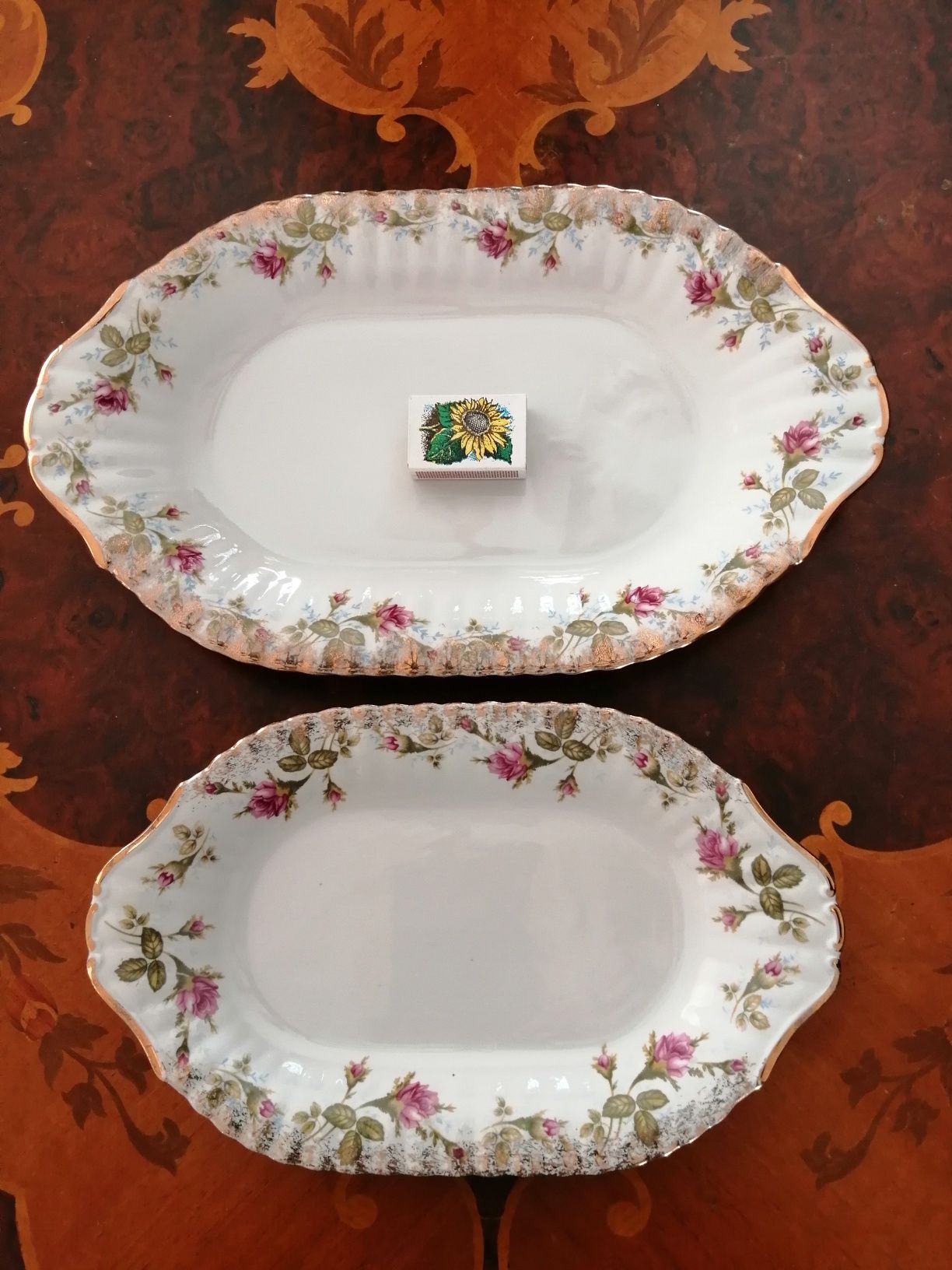 Dwa półmiski porcelana Chodzież
