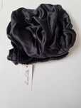 Jedwabny turban na głowę exclusive czarny nowy LOVE SILK