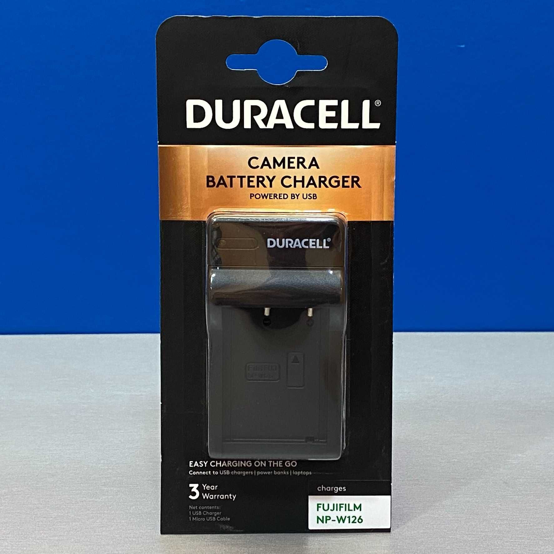 Carregador Duracell (BC-W126) - Bateria Fujifilm NP-W126/ NP-W126S