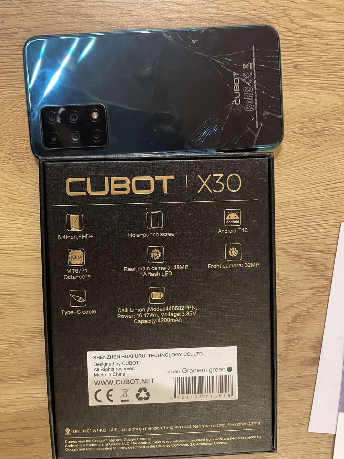 CUBOT X30 ,8/128,6,4 IPS FHD+,NFS,TYP-C