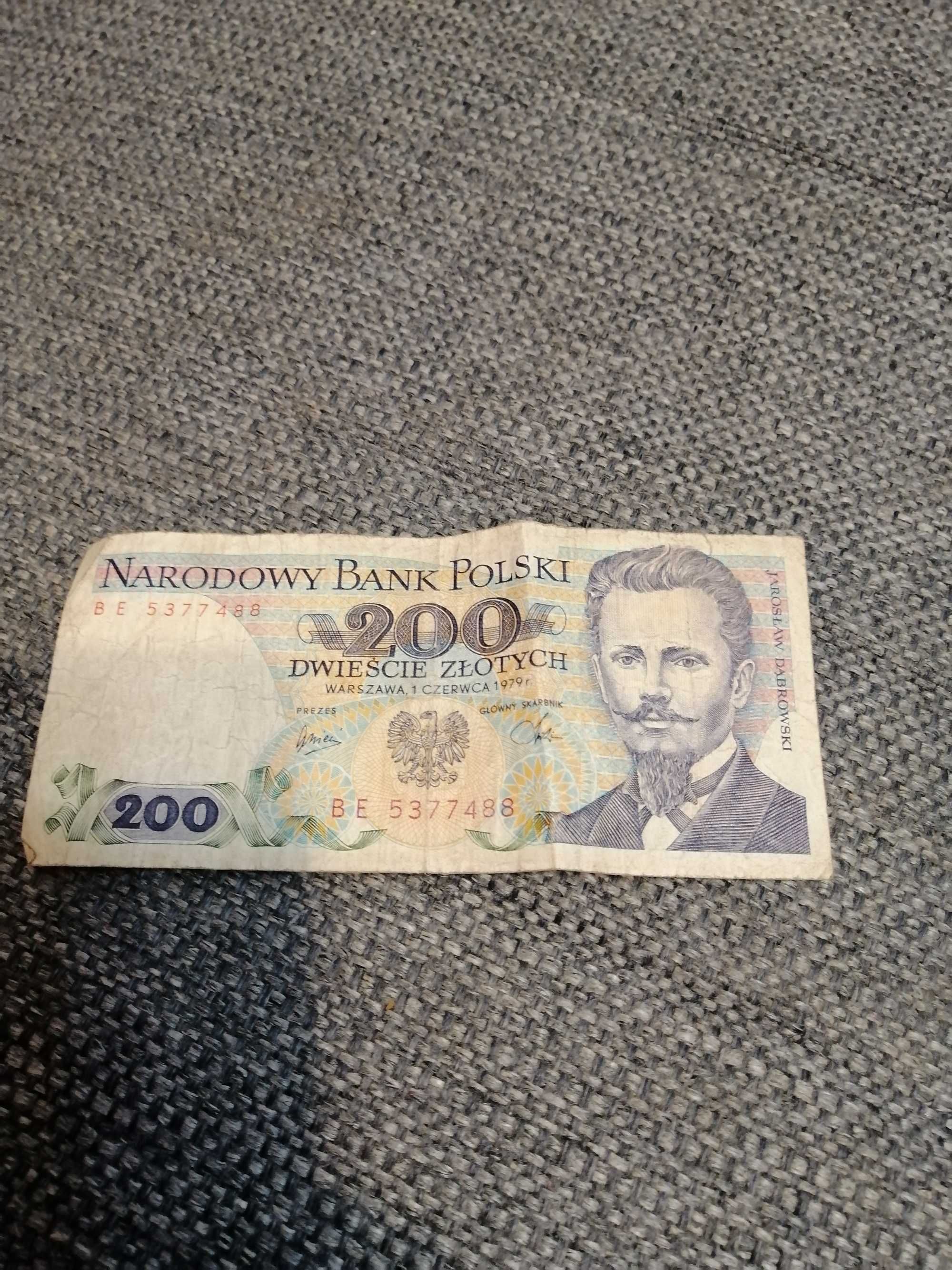 Banknot 200 zł z 1.06. 1979 r.