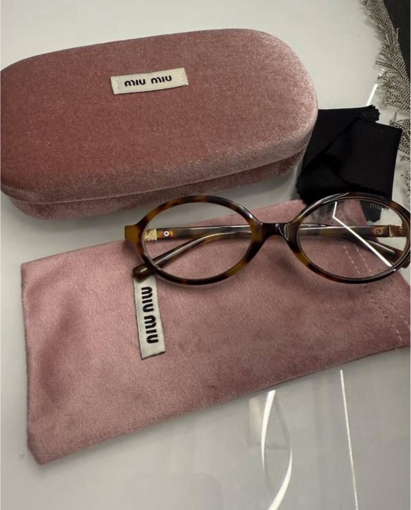 Очки miu miu прозрачные стекла