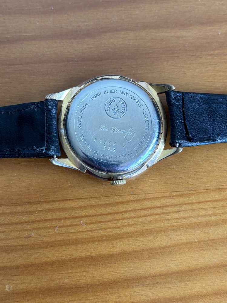 Relogio Cauny calendario 36mm calibre Unitas 6410