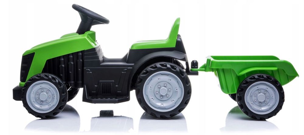 TRAKTOR na akumulator z przyczepką dla dzieci traktorek zestaw do 30kg