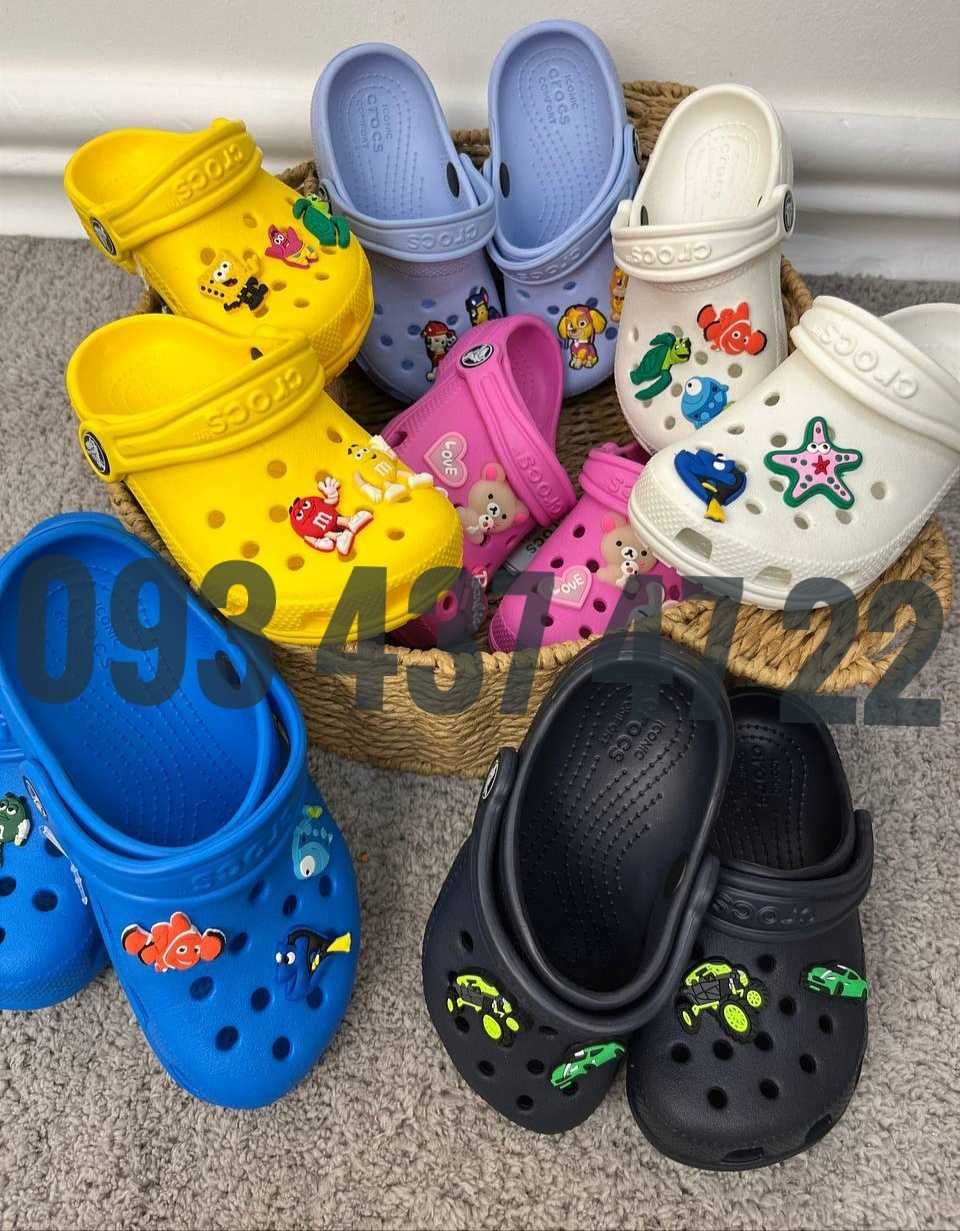 Лідер Продажів Дитячі Крокси Сабо Crocs Classic Kids Crocs Джибітси