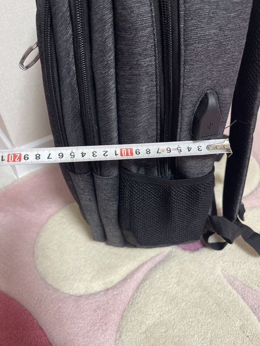 Рюкзак дорожній сірий