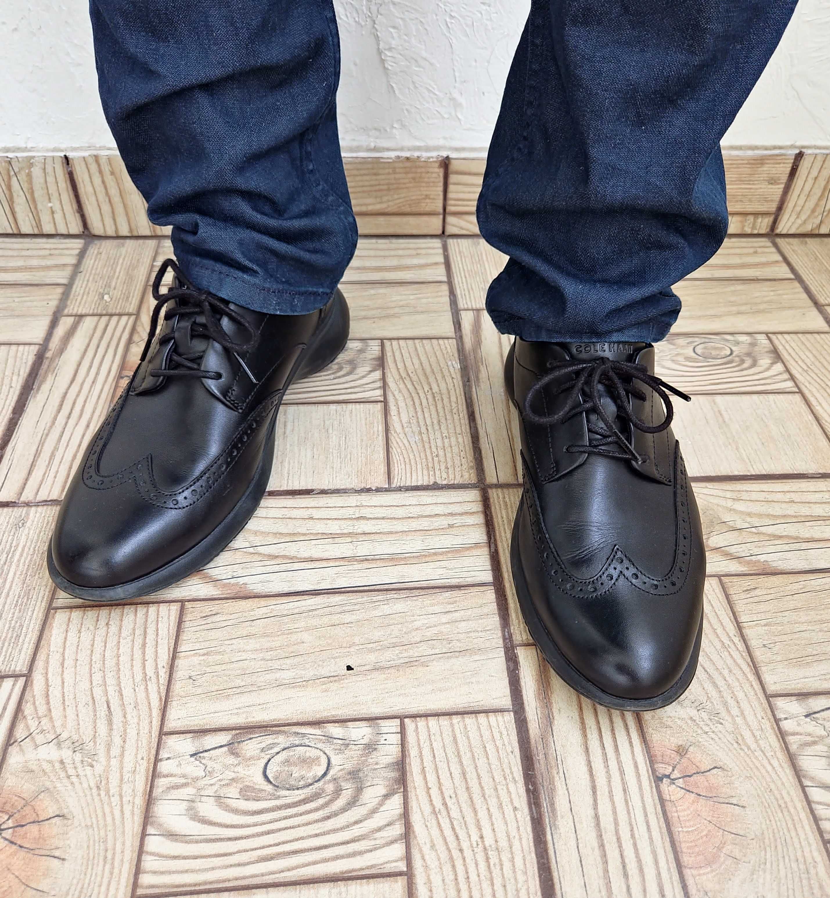 Кожаные туфли Cole Haan 42 размер (9 US) стопа 27 см