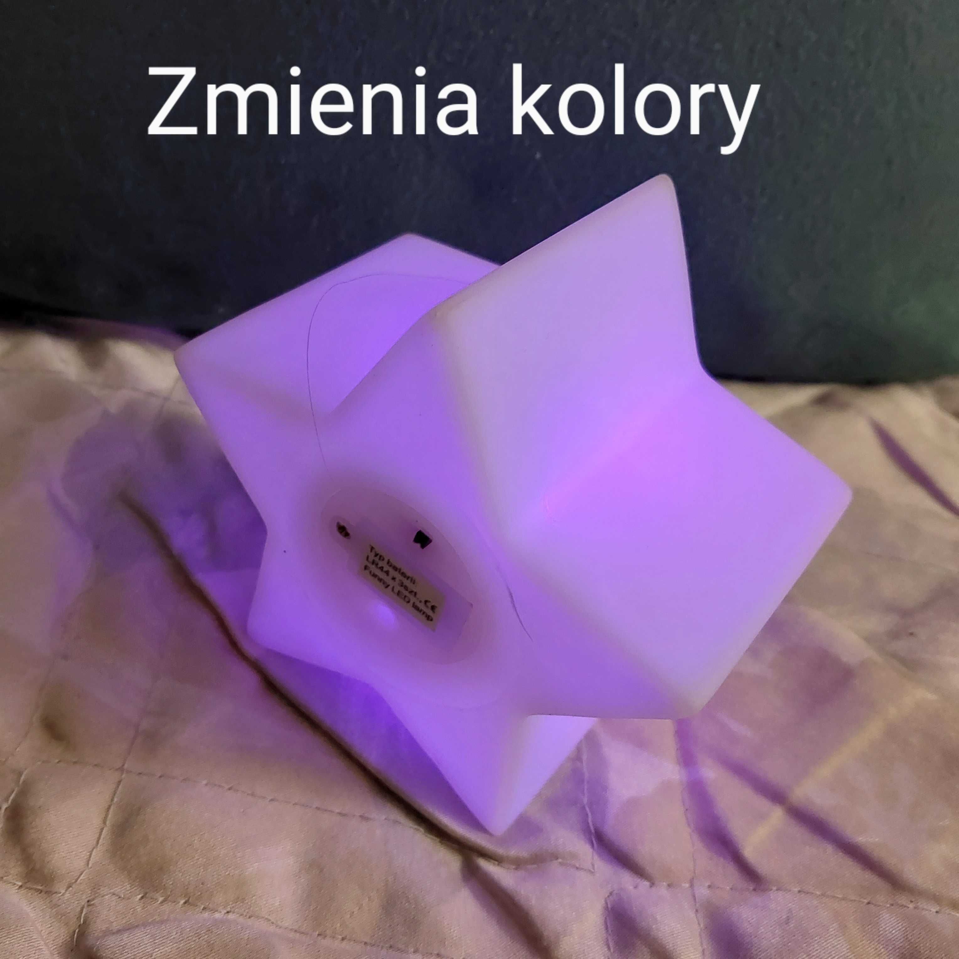 Lampka gwiazda zmieniająca kolory