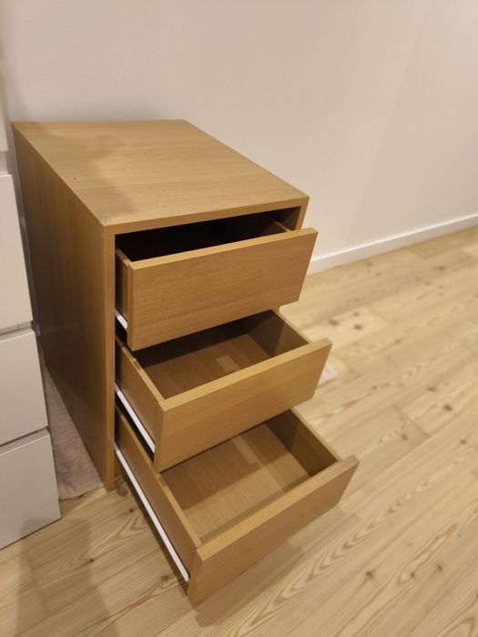 Bloco de gavetas em madeira 40x46x65cm